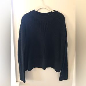 Vetta Cropped Mockneck Sweater